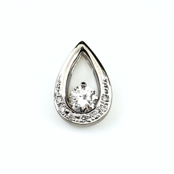 ダイヤモンド デザインペンダントトップ プラチナ メレダイヤ