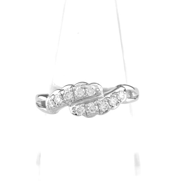 POLA ポーラ メレダイヤ デザインリング プラチナ 指輪 リング 11.5号