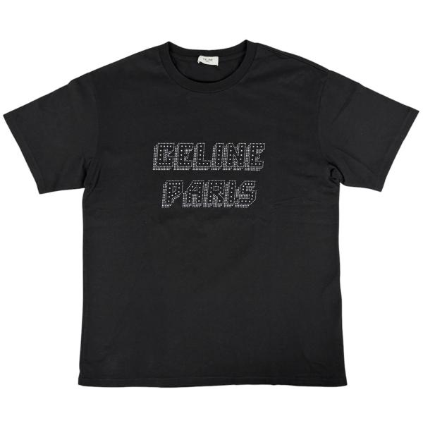 CELINE（セリーヌ） ロゴ 半袖 Tシャツ スタッズ トップス 半袖T