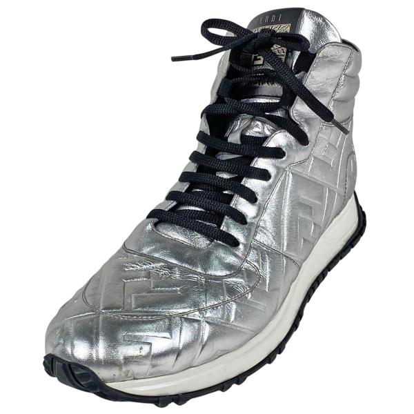 FENDI（フェンディ） ズッカ柄 ハイカット スニーカー 靴 スニーカー