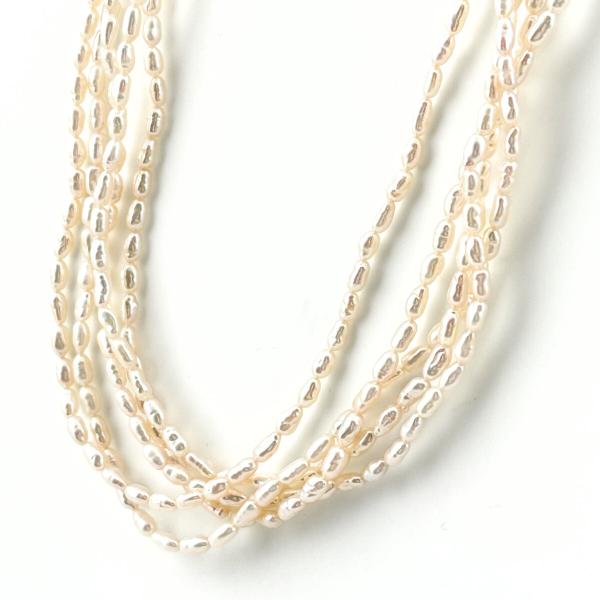 タサキ TASAKI パール デザインネックレス SV シルバー 真珠