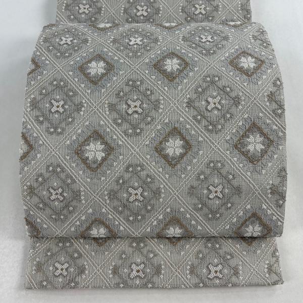 ◆663◆袋帯 六通 逸品 華文 有職文様 相良刺繍 金糸駒刺繍　正絹　着物帯 ◇663◇袋帯 六通 逸品 華文 有職文様 相良刺繍 金糸駒刺繍 正絹 着物