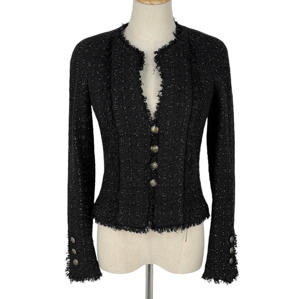 CHANEL（シャネル） ココマークボタン ツイード ジャケット ショート丈