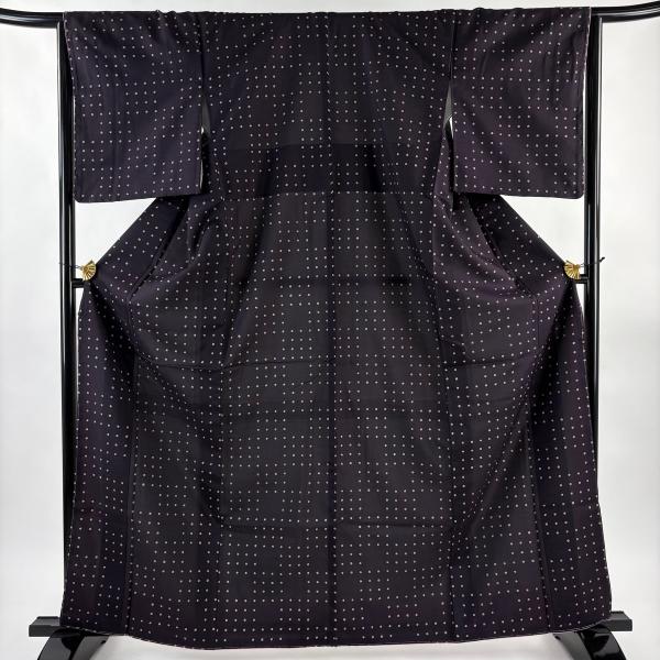 美品 大島紬 身丈164cm 裄丈65cm M 袷 陣屋 やまと 証紙あり 代わり