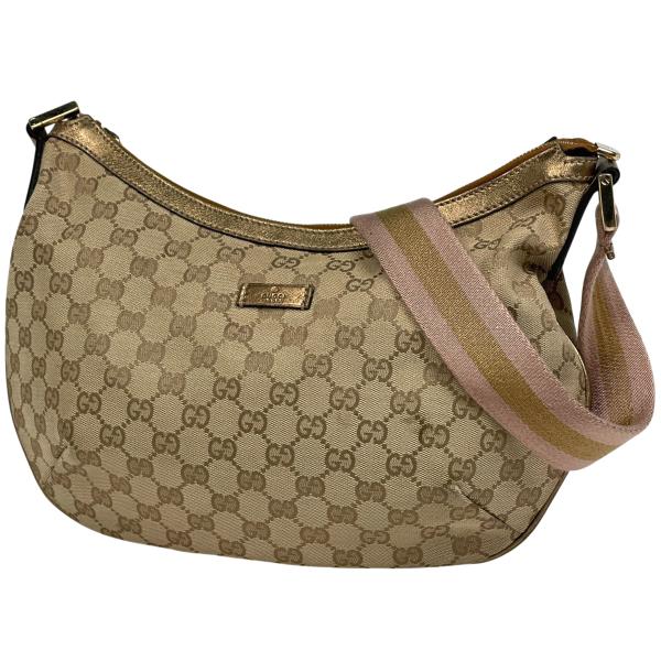 GUCCI（グッチ） GG柄 シェリーライン ウェブ ショルダーバッグ GG