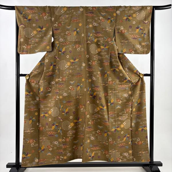 o*i様 新品　美品　紗紬　小紋　フルセット　４点　身丈163 裄67 2026年最新】#小紋帯セットの人気アイテム - メルカリ