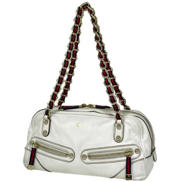 GUCCI（グッチ） ロゴ ショルダーバッグ シェリーライン ウェブ