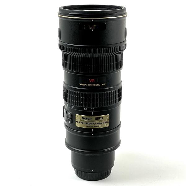 Nikon 70-200mm VR レンズ 中古美品 ニコン Nikon AF-S VR-NIKKOR 70-200mm F2.8G ED ブラック 一眼カメラ