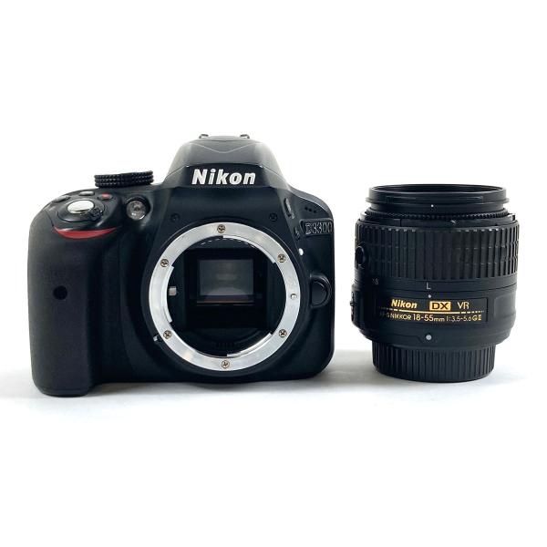 ニコン Nikon D3300 18-55 VR II レンズキット ブラック デジタル 一眼