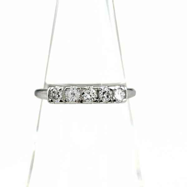 メイプル　ダイヤモンド　プラチナ　リング　11号 ブルージルコン 2ct ダイヤモンド プラチナ リング(指輪)【品質保証書