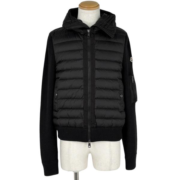 MONCLER（モンクレール） ニット切替 CARDIGAN TRICOT A9340 フーディ