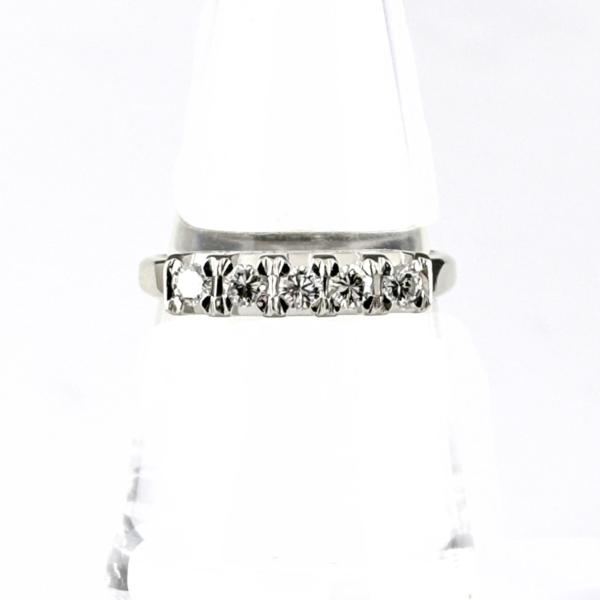 PT900 プラチナ メレダイヤモンドリング メレダイヤ デザインリング プラチナ 指輪 リング 14.5号 Pt900