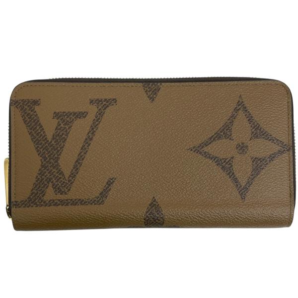 超美品 ルイヴィトン モノグラム リバース ジッピーウォレット ラウンド 財布 LOUIS VUITTON（ルイ・ヴィトン） ジッピーウォレット ラウンドジップ