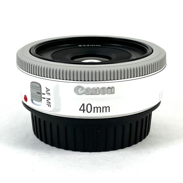 Canon EF 40mm F2.8 STM ホワイト (白) ★おまけ付き キヤノン Canon EF 40mm F2.8 STM ホワイト 一眼カメラ用レンズ
