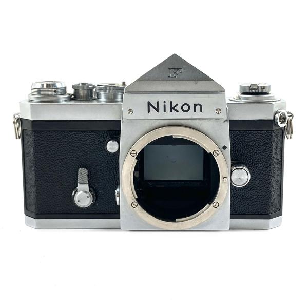 【メーカー名】Nikon【製品名】F アイレベル シルバー ボディ【カメラ種類】フィルム マニュアルフォーカス 一眼レフカメラ【ブランド状態ランク】ランクC【コメント】【外観】スレやキズ、汚れや若干の塗装剥がれ、フィルム室内やミラー部にモル...