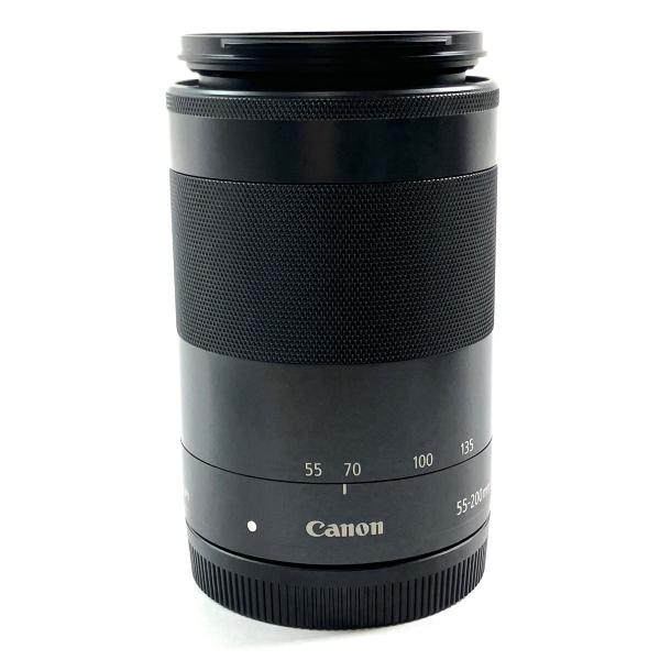 ☆美品!☆ 望遠レンズ Canon EF-M 55-200mm ブラック キヤノン Canon EF-M 55-200mm F4.5-6.3 IS STM ブラック 一眼カメラ用