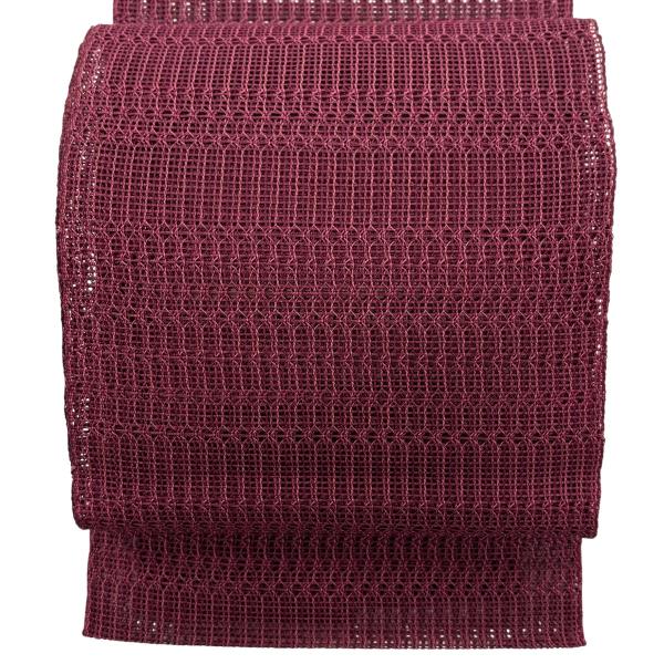 美品 名古屋帯 秀品 夏帯 絽 八寸名古屋帯 松葉仕立て トンネル仕立て