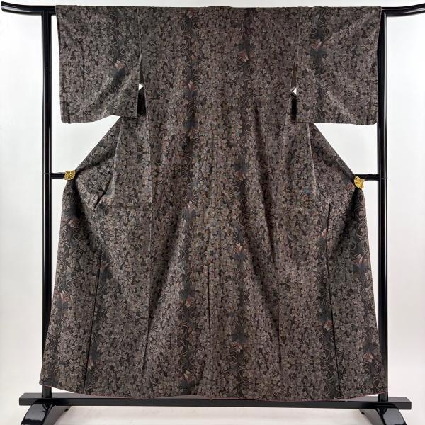 正絹しつけ糸付き　奄美大島泥染長襦袢(証書付き)虹色ぼかし　丈122 裄64 正絹しつけ糸付き 奄美大島泥染長襦袢(証書付き)虹色ぼかし 丈122 裄64