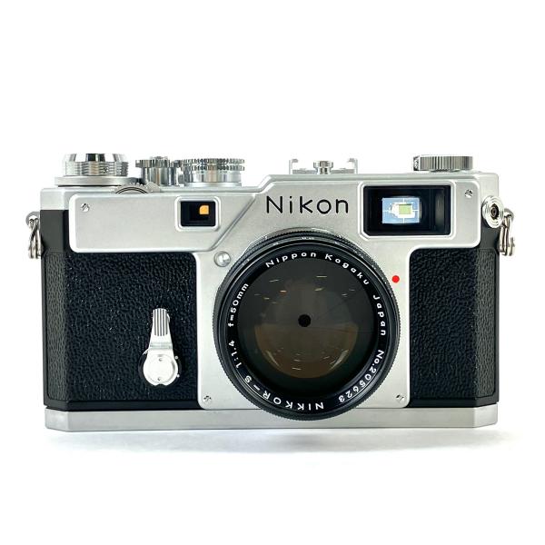 美品 Nikon S3 + 50mm f1.4 セット レザーケース付 清掃済み ニコン Nikon S3 Limited Edition (50mm F1.4付) シルバー フィルム