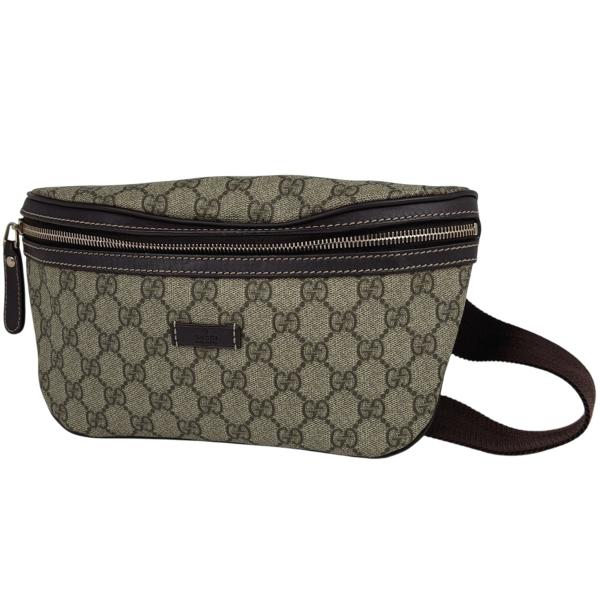GUCCI グッチ ウエストバッグ ウエストポーチ GGキャンバス GUCCI グッチ ウエストバッグ ウエストポーチ GGキャンバス レザー