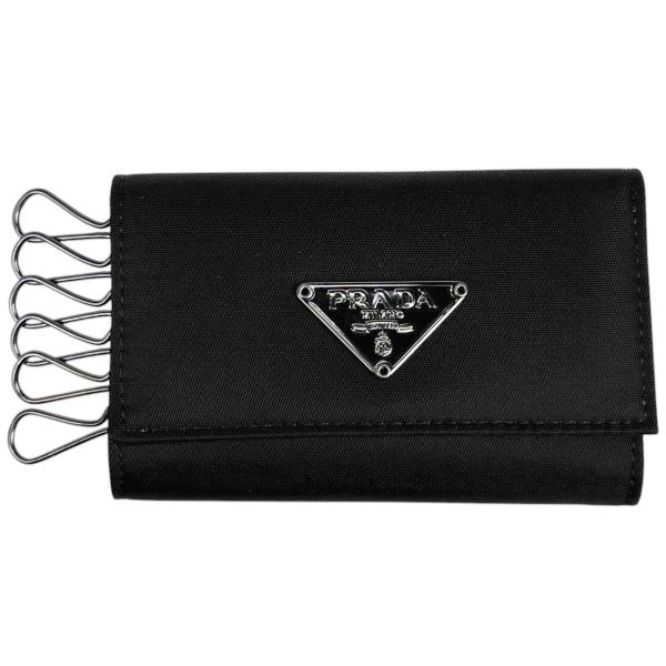 PRADA（プラダ） ロゴプレート 6連 キーケース キーケース テスート