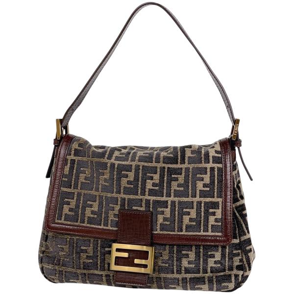 FENDI（フェンディ） ズッカ柄 マンマバケット ワンショルダー