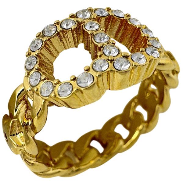 Christian Dior（クリスチャン・ディオール） ロゴ ラインストーン