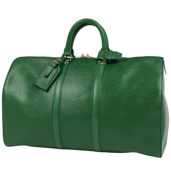 ルイヴィトン　キーポル45 　廃盤ボルネオグリーン LOUIS VUITTON（ルイ・ヴィトン） キーポル 45 手提げ 旅行 出張