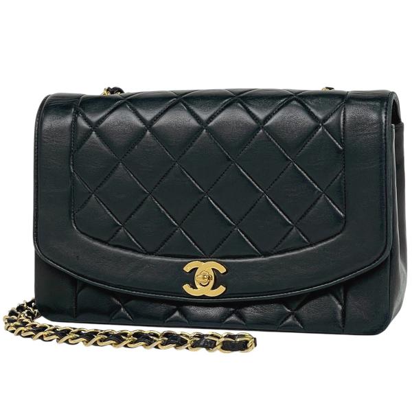 CHANEL（シャネル） ダイアナ マトラッセ シングルフラップ チェーン