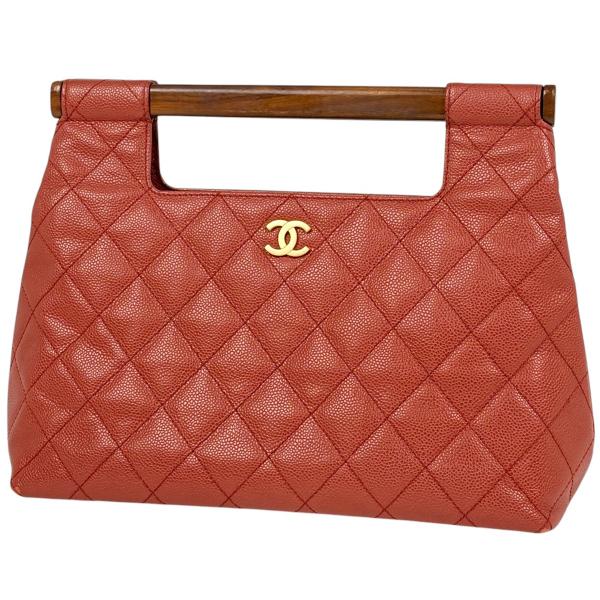 CHANEL（シャネル） ココマーク ハンドバッグ マトラッセ ウッド 