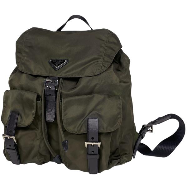 PRADA（プラダ） ロゴプレート リュックサック バックパック リュック