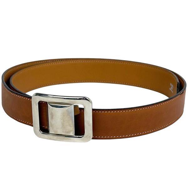 HERMES（エルメス） ベルト □D刻印 ベルト レザー ブラウン