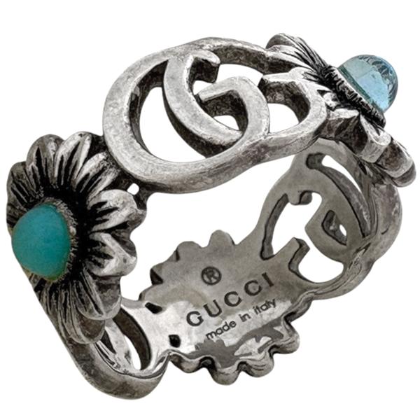 グッチ GUCCI指輪 リング ハイブラ ンド 19号 ワイド フラワー 210.jpg