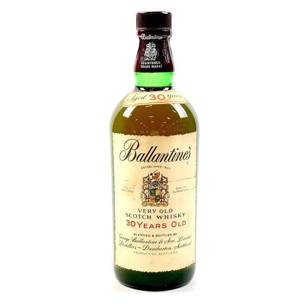バランタイン Ballantines 30年 ベリーオールド 赤キャップ 青旗 750ml