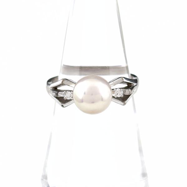 MIKIMOTO（ミキモト） パール デザインリング WG ホワイトゴールド