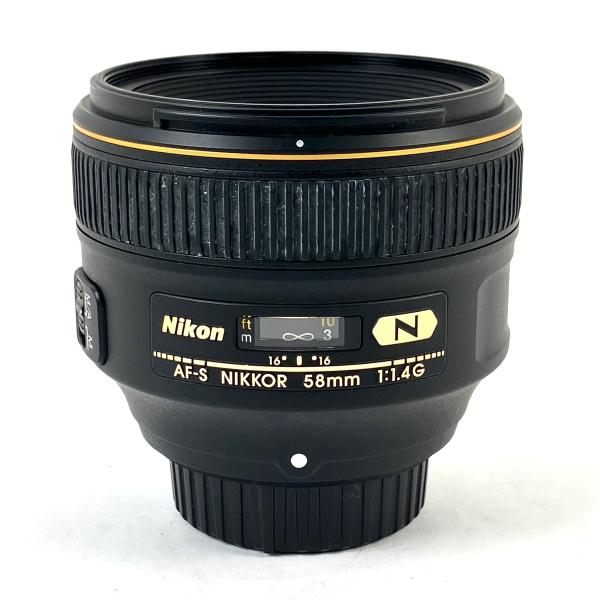ニコン Nikon AF-S NIKKOR 58mm F1.4G 一眼カメラ用レンズ（オート
