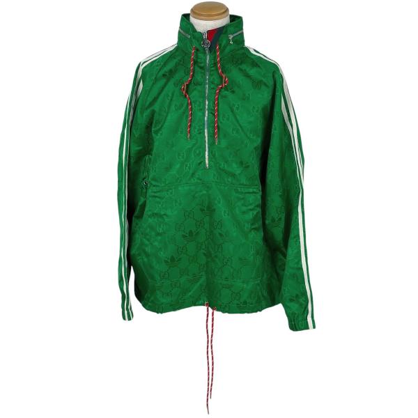 【本物保証】 超美品 グッチ GUCCI GGスター ハーフジップパーカー 12(150/72) キッズ アウター グリーン ビッグGG GUCCI - 【本物保証】 超美品 グッチ GUCCI GGスター ハーフジップ