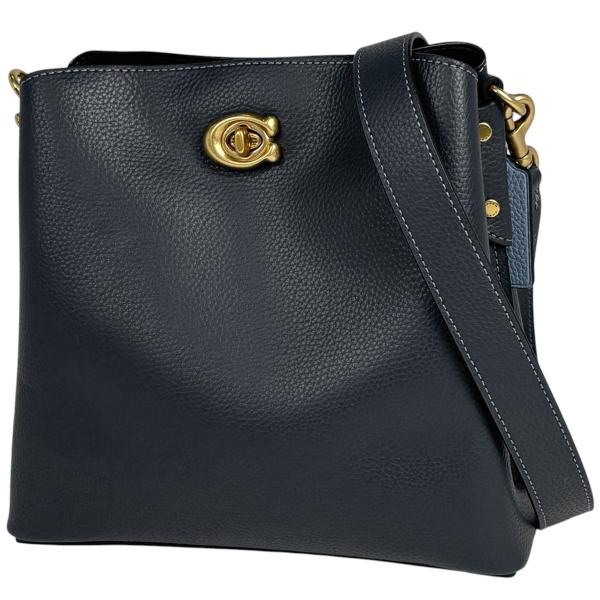 COACH（コーチ） ウィロウ バケット バッグ カラーブロック ショルダー