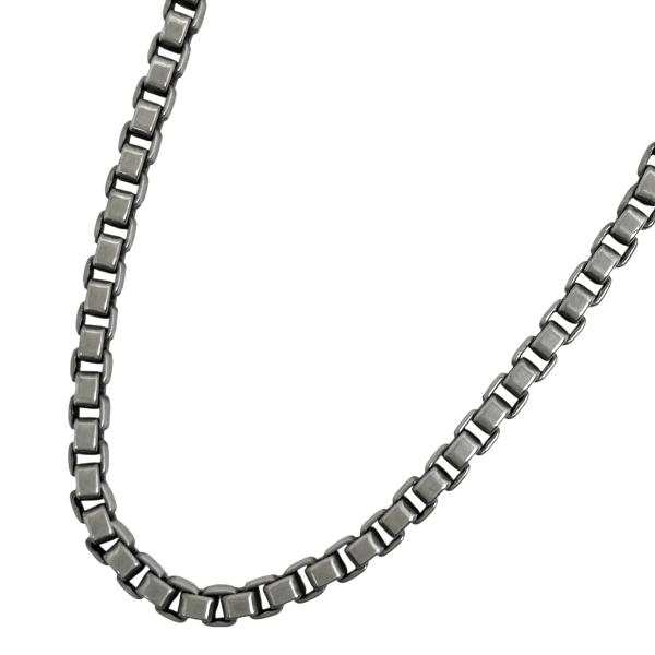 【美品】ティファニー ネックレス チェーンのみ 48cm 少し長め シルバー TIFFANY&Co.（ティファニー） ベネチアン ネックレス チェーン