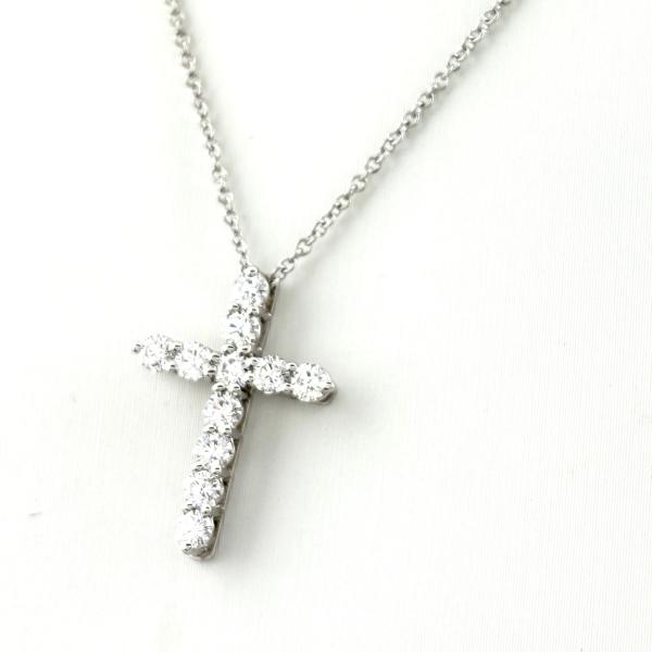 TIFFANY&Co.（ティファニー） スモール クロス ネックレス プラチナ