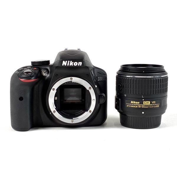 ニコン Nikon D3300 18-55 VR II レンズキット ブラック デジタル 一眼