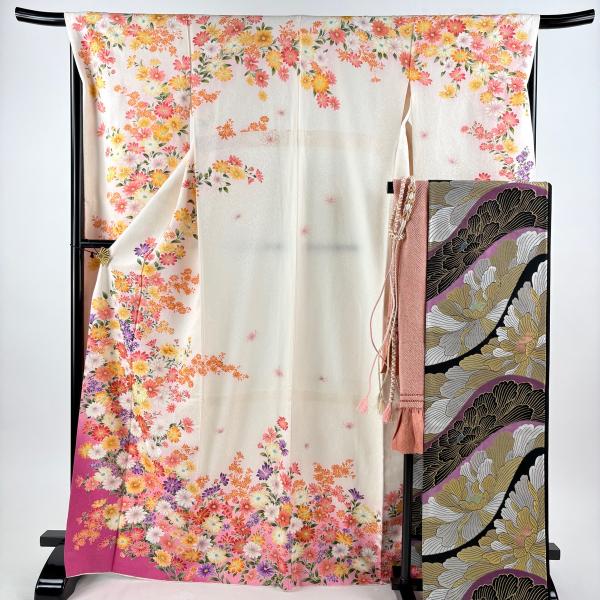 振袖 身丈169cm 裄丈67cm M 正絹 美品 秀品 美品】 振袖 身丈169cm 裄丈69.5cm 正絹 秀品 【公式通販】