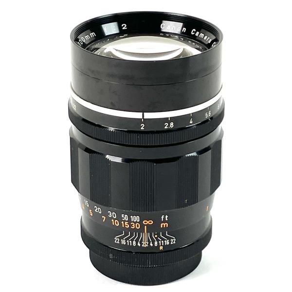 美品　CANON 100mm f/2 レンズ キヤノン　l39 キヤノン Canon 100mm F2 Lマウント L39 レンジファインダーカメラ用