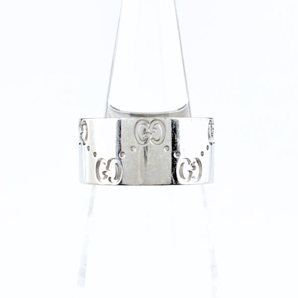 GUCCI（グッチ） アイコン リング WG ホワイトゴールド 指輪 リング 11