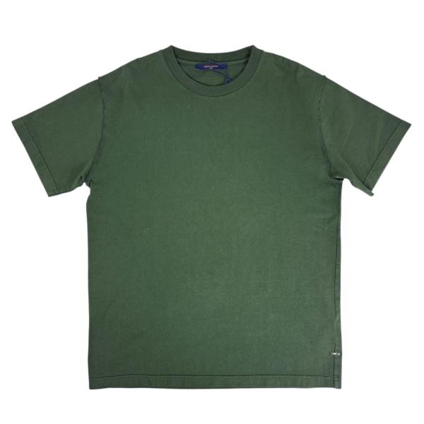 LOUIS VUITTON ルイヴィトン Tシャツ・カットソー S 緑 【古着】【中古】【送料無料】 LOUIS VUITTON（ルイ・ヴィトン） ロゴ 半袖Tシャツ オーバーサイズ