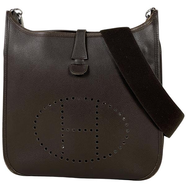 専用ページ　美品！HERMES 【エブリン2PM】ショコラ　ダークブラウン HERMES（エルメス） エヴリン2 PM パンチング Hロゴ ショルダーバッグ