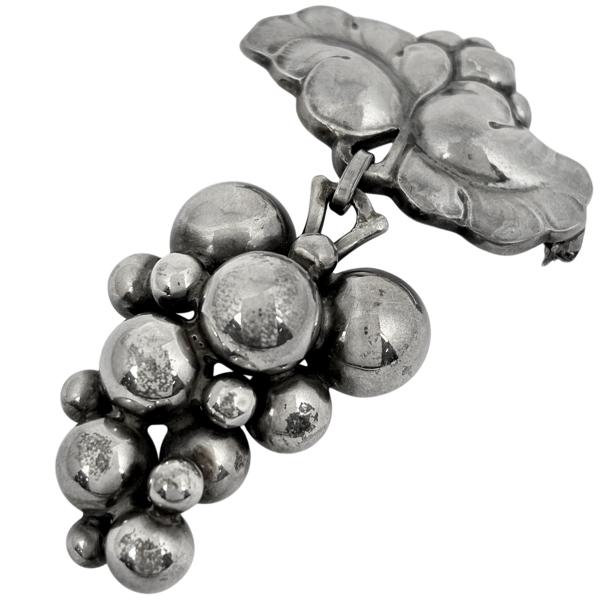 ジョージジェンセン Georg Jensen ムーンライト グレープ ブローチ