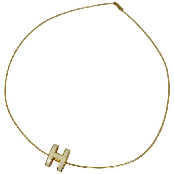 HERMES（エルメス） ポップアッシュ ネックレス Hロゴ ネックレス GP