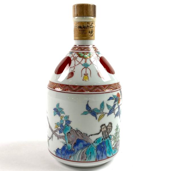 サントリー 山崎12年 43％ 600ml 有田焼 錦赤玉瓔珞文風物絵 東京都内限定お届け サントリー SUNTORY 山崎 12年 錦赤玉瓔珞文風物絵