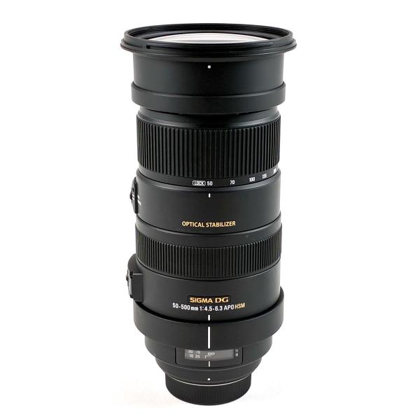 シグマ SIGMA APO 50-500mm F4.5-6.3 DG OS HSM (ニコンF用) 一眼